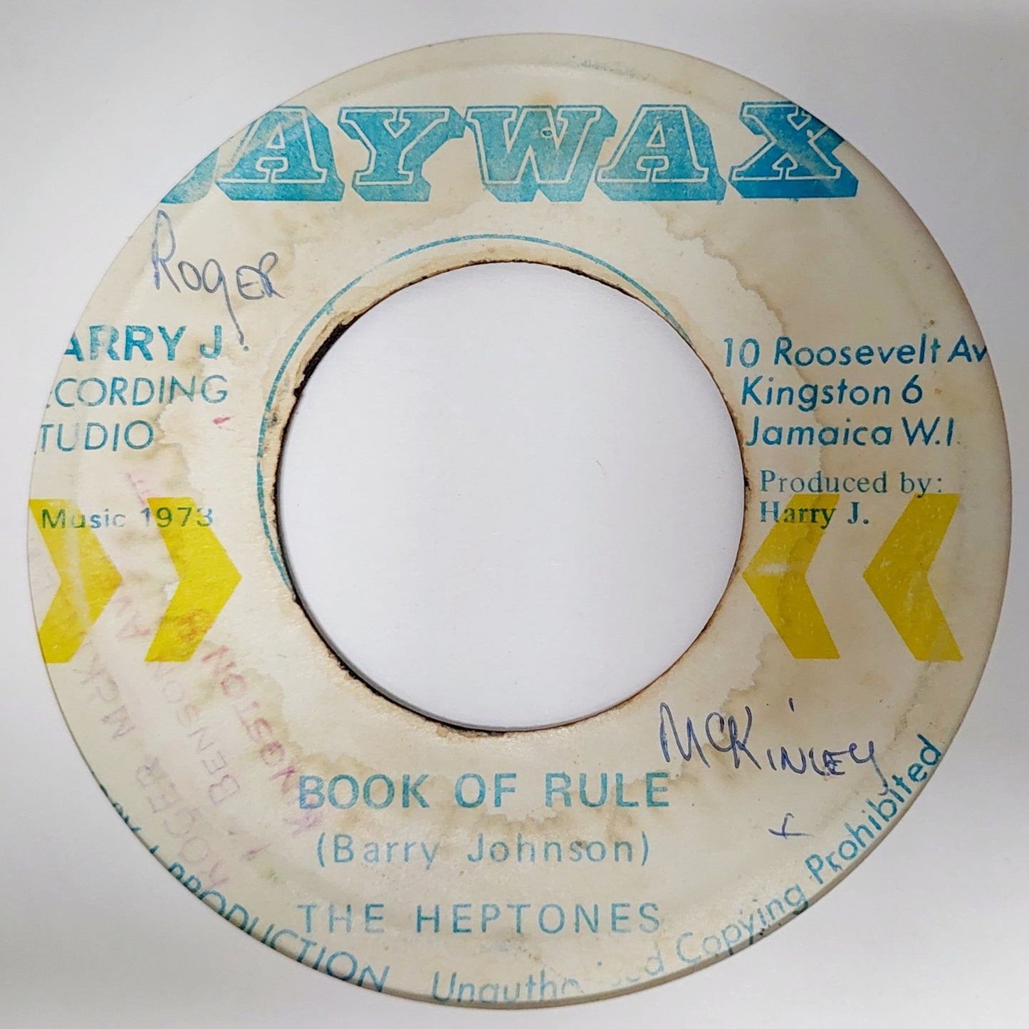 The Heptones - Book Of Rule