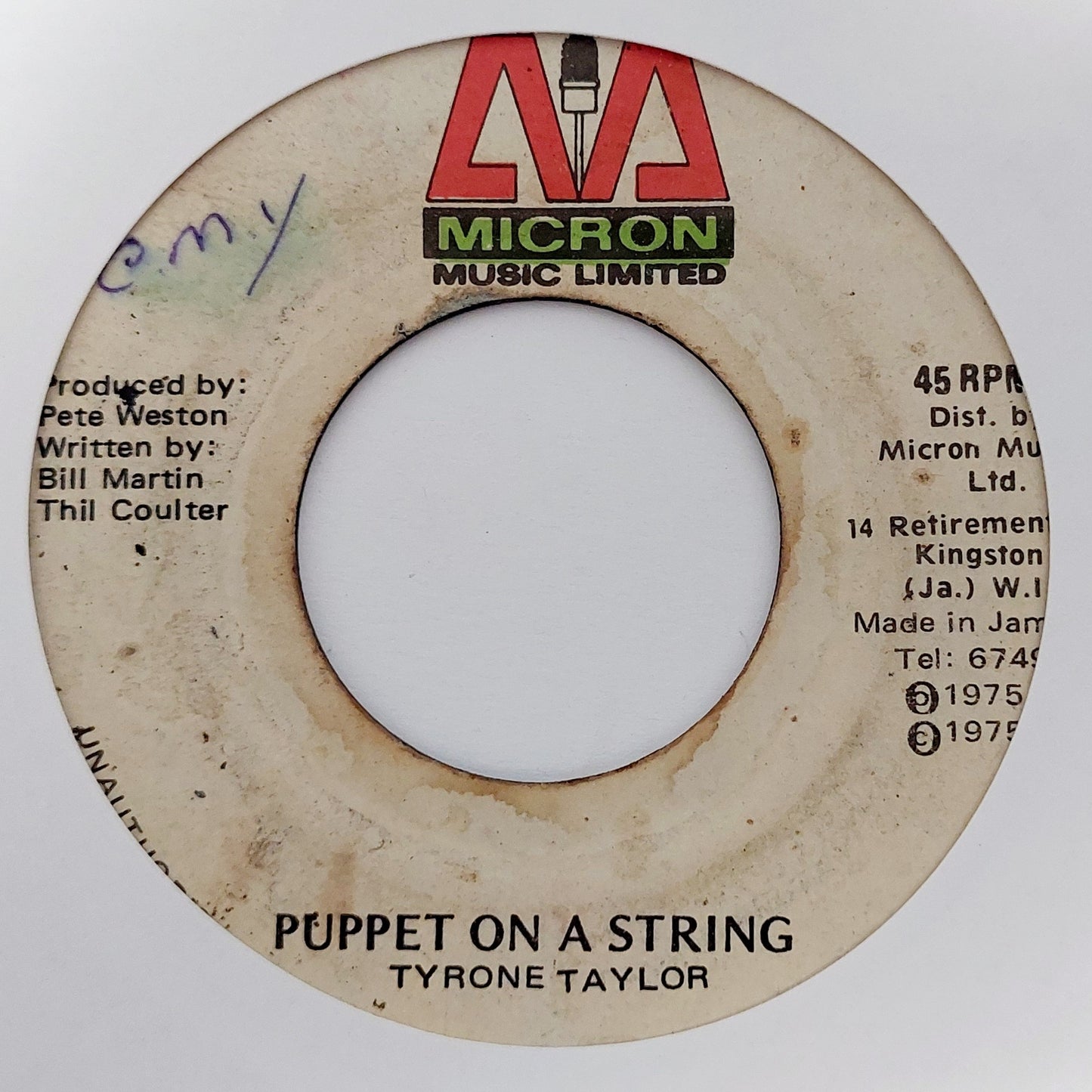 Tyrone Taylor - Puppet On A String