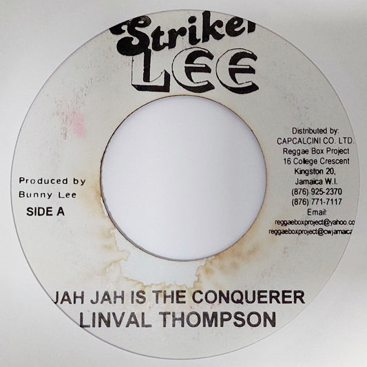 Linval Thompson / The Aggrovators - Jah Jah Is The Conquerer / Conquering Version