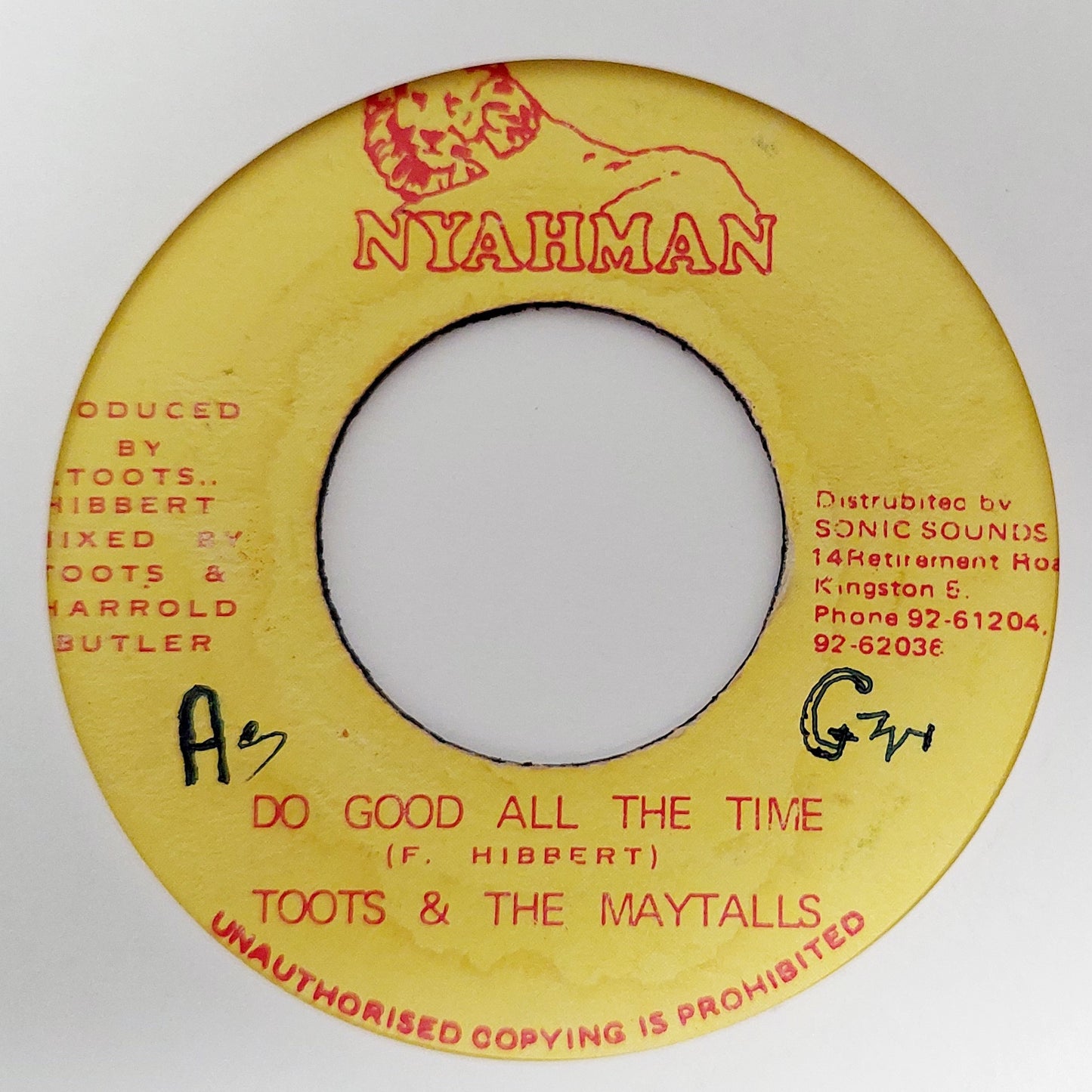 Toots & The Maytals - Do Good All The Time