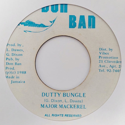 Major Mackerel - Dutty Bungle