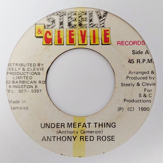 Anthone Red Rose - Under Me Fat Thing