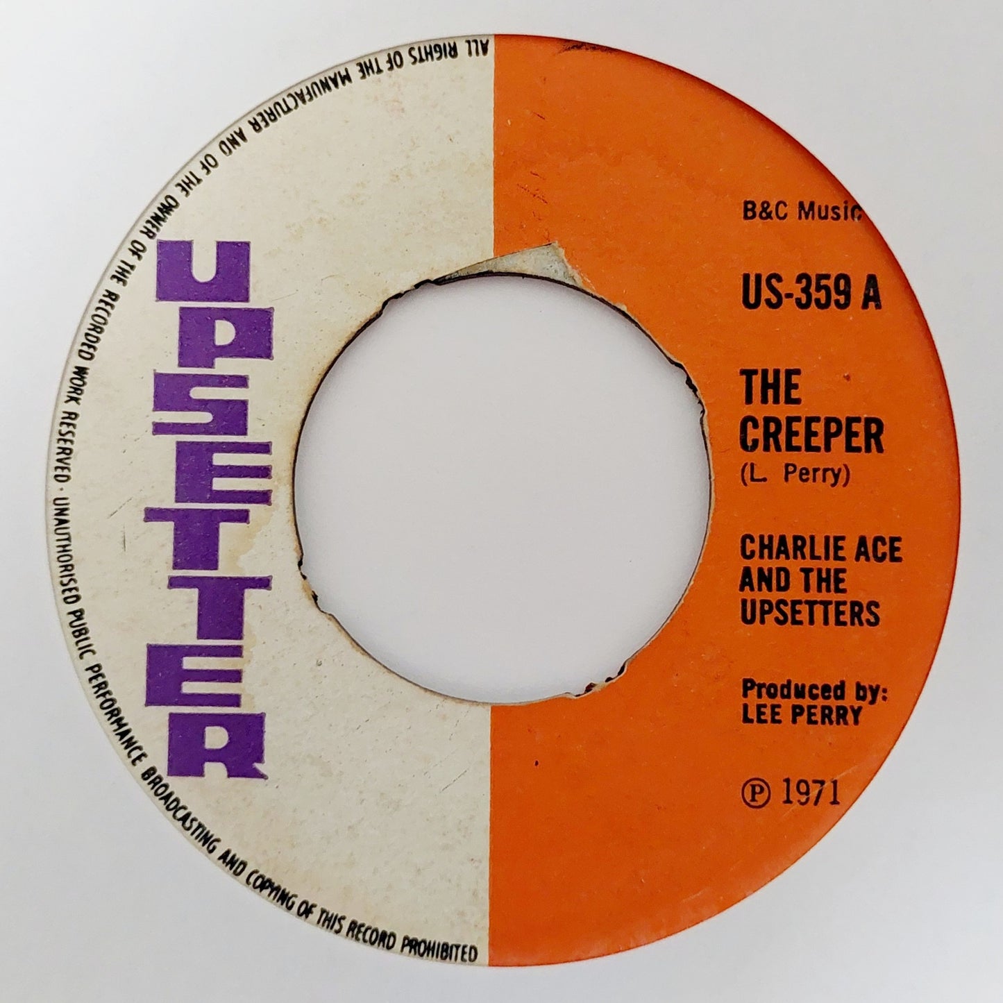 Charlie Ace And The Upsetters - The Creeper