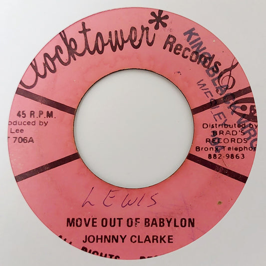 Johnnie Clarke - Move Out Of Babylon