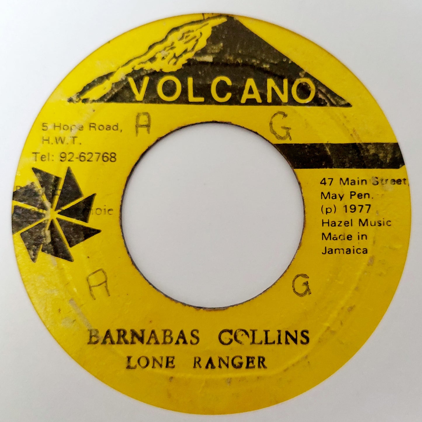 Lone Ranger / Ansel Collins - Barnabas Collins / Dub Part Two