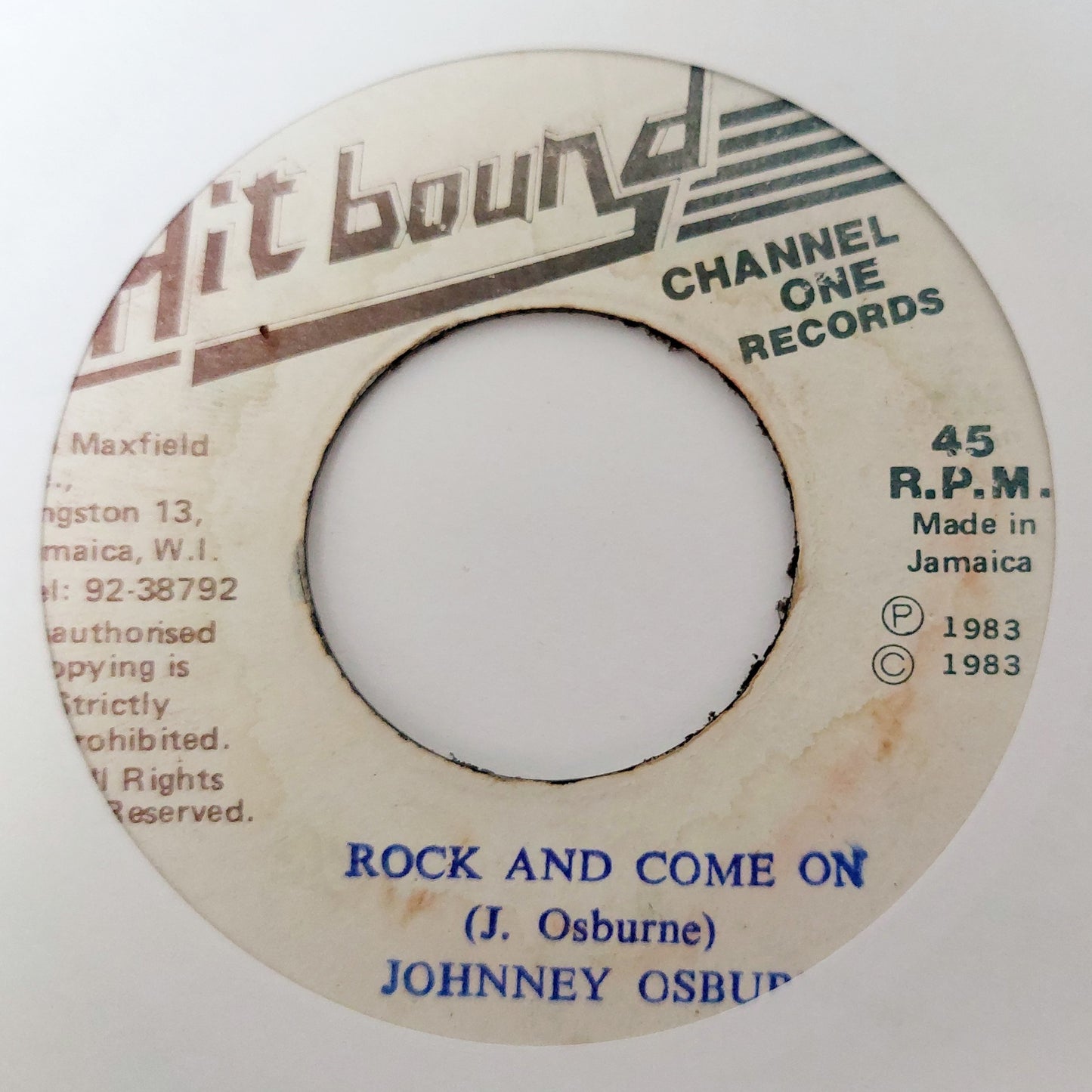 Johnney Osbourne - Rock And Come On