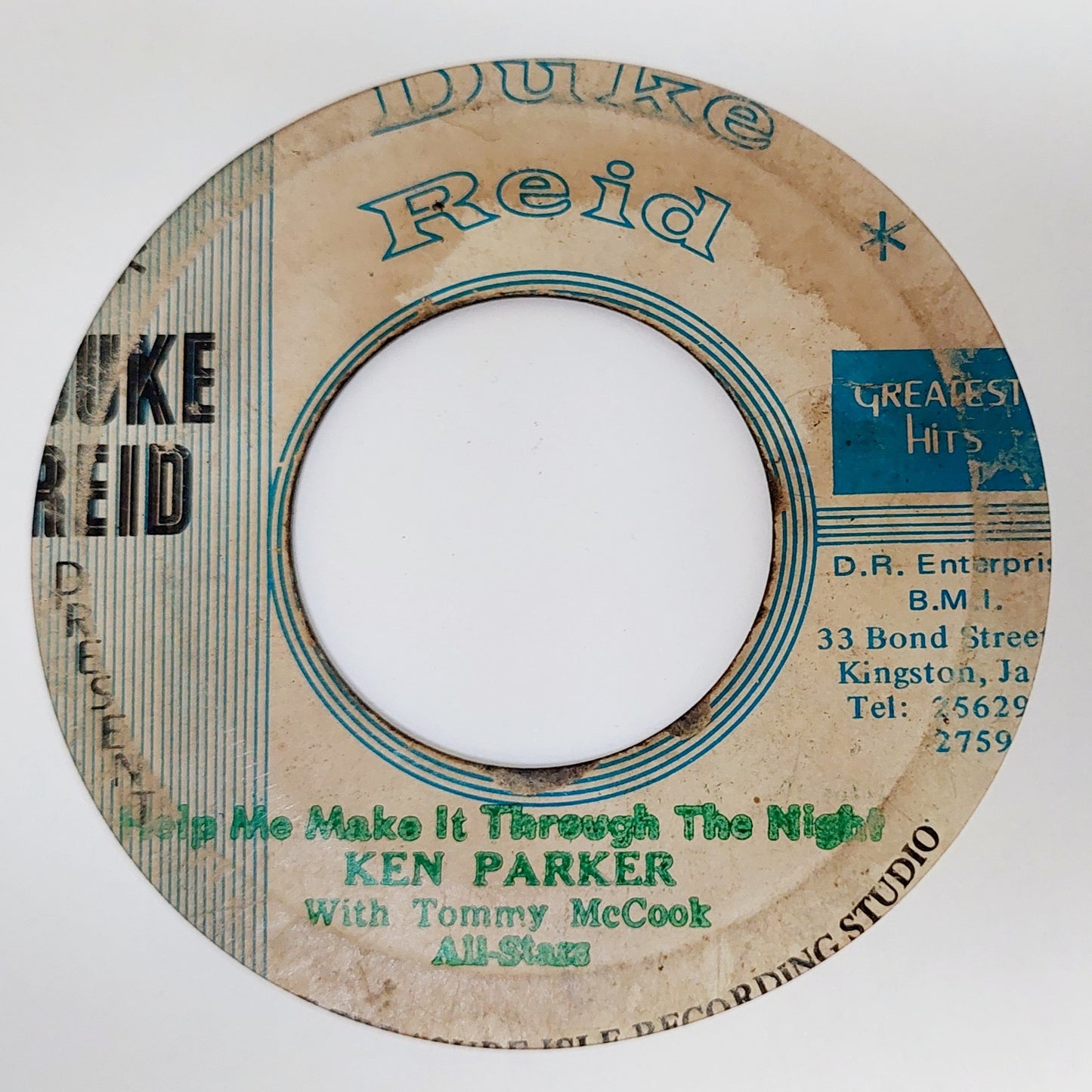 Ken Parker With Tommy McCook All-Stars - Help Me Make It Through The Night