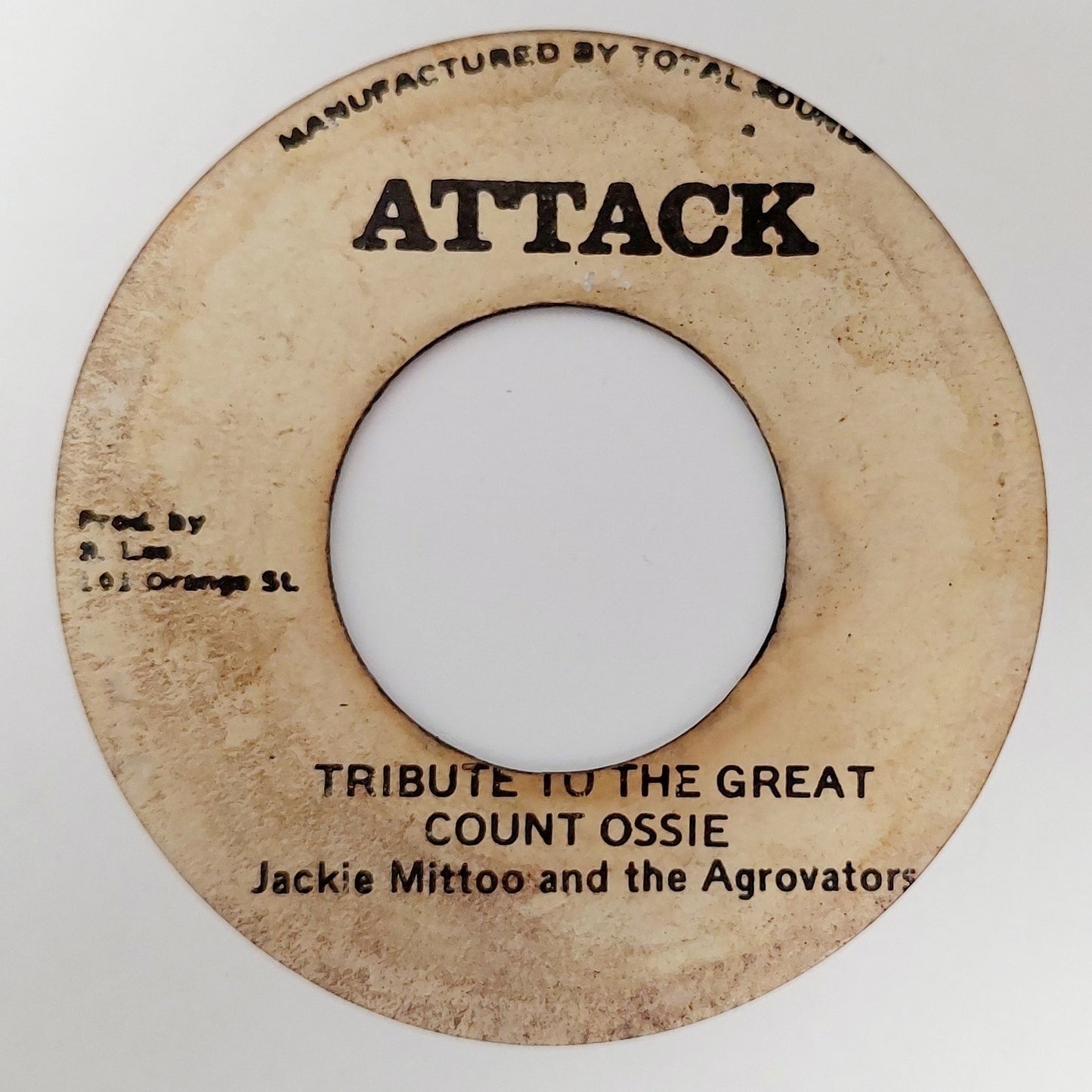 Jah Stitch / Jackie Mittoo - Agrovating Version / Tribute To The Great Count Ossie