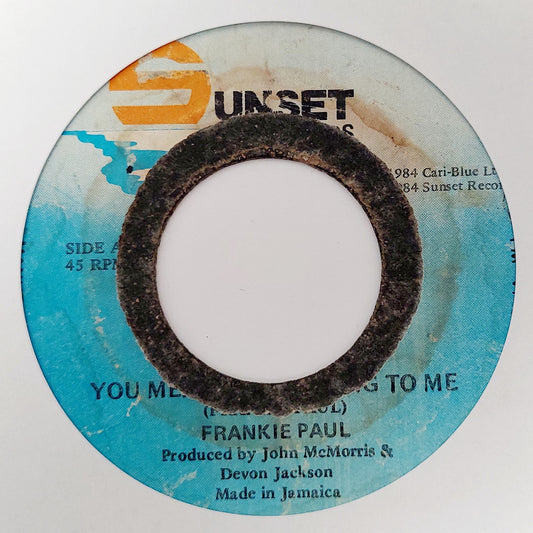 Frankie Paul - You Mean Everything To Me