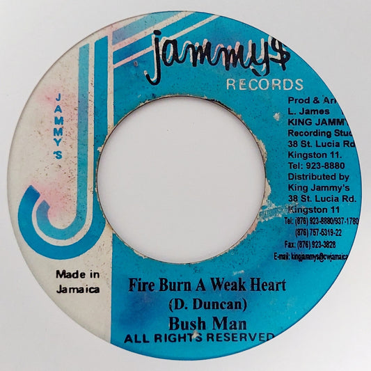 Bush Man / I-Lue - Fire Bun A Weak Heart / Too Much War War
