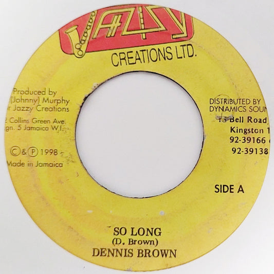 Dennis Brown ‎- So Long