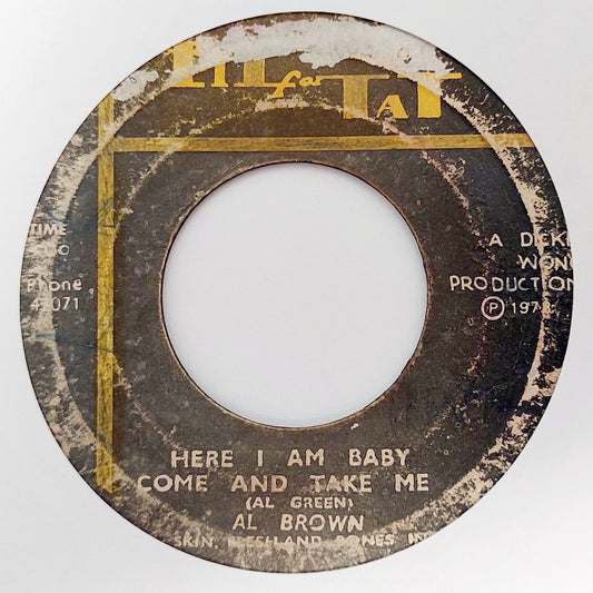 Al Brown / Skin, Flesh & Bones Inc - Here I Am Baby Come And Take Me