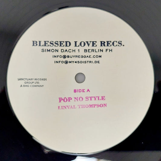 Linval Thompson / Scientist & The Roots Radics - Pop No Style / Second Hand Girl