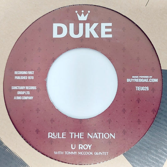 U-Roy / Errol Brown - Rule The Nation / Gemini Rock