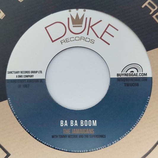 The Jamaicans / Errol Brown - Ba Ba Boom / Twilight Zone