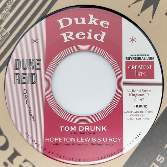 Hopeton Lewis & U Roy / Herman Marquis - Tom Drunk / Tom's Version