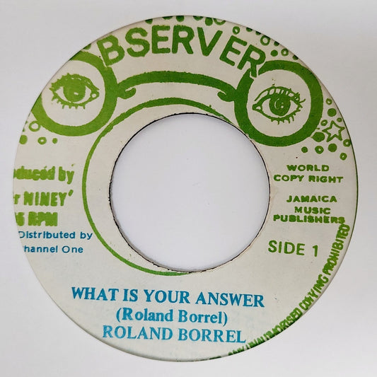 Roland Borrell - What Is Your Answer