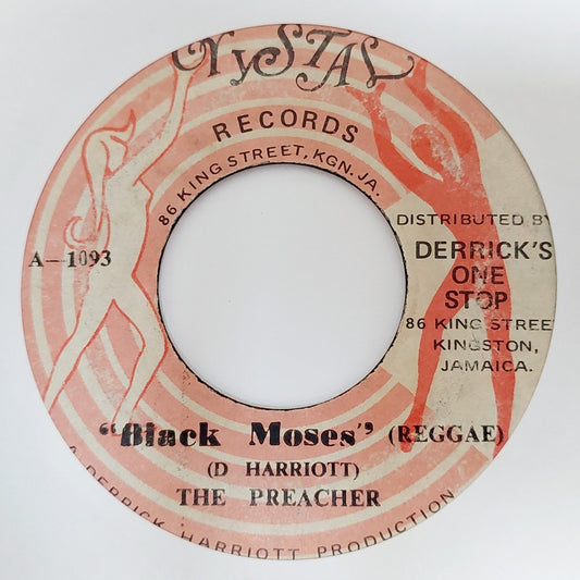 The Preacher & Crystalites - Black Moses (Reggae) / Moses (Version)