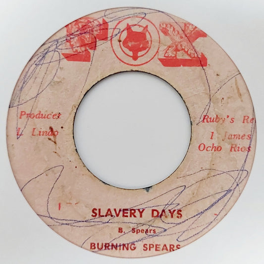 Burning Spears - Slavery Days