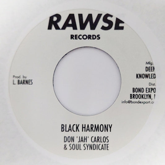 Don 'Jah' Carlos & Soul Syndicate - Black Harmony