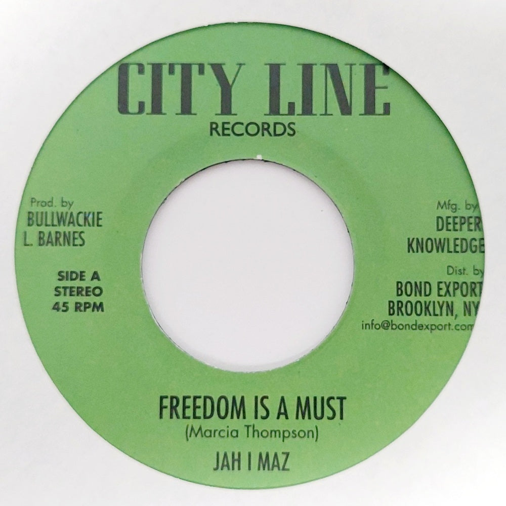 Jah I Maz / Baba Leslie - Freedom Is A Must / Freedom Dub