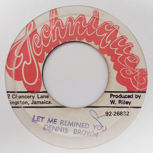 Dennis Brown - Let Me Remined You