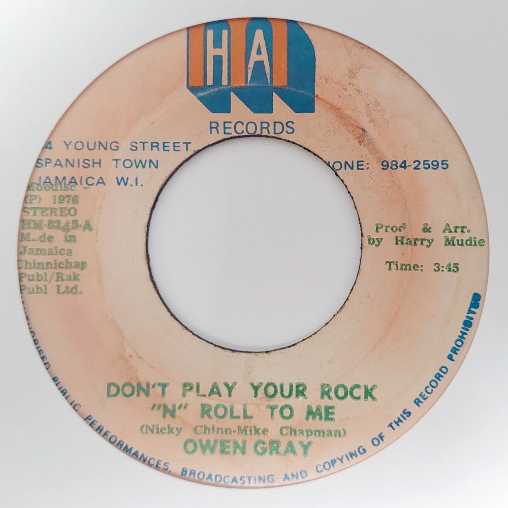 Owen Gray & Mudie's All Star - Don't Play Your Rock N Roll To Me