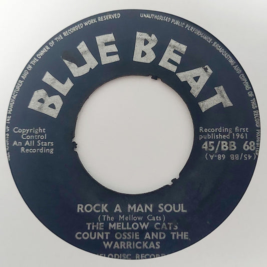 The Mellow Cats & Count Ossie And The Warrickas - Rock A Man Soul / Lazy Lou