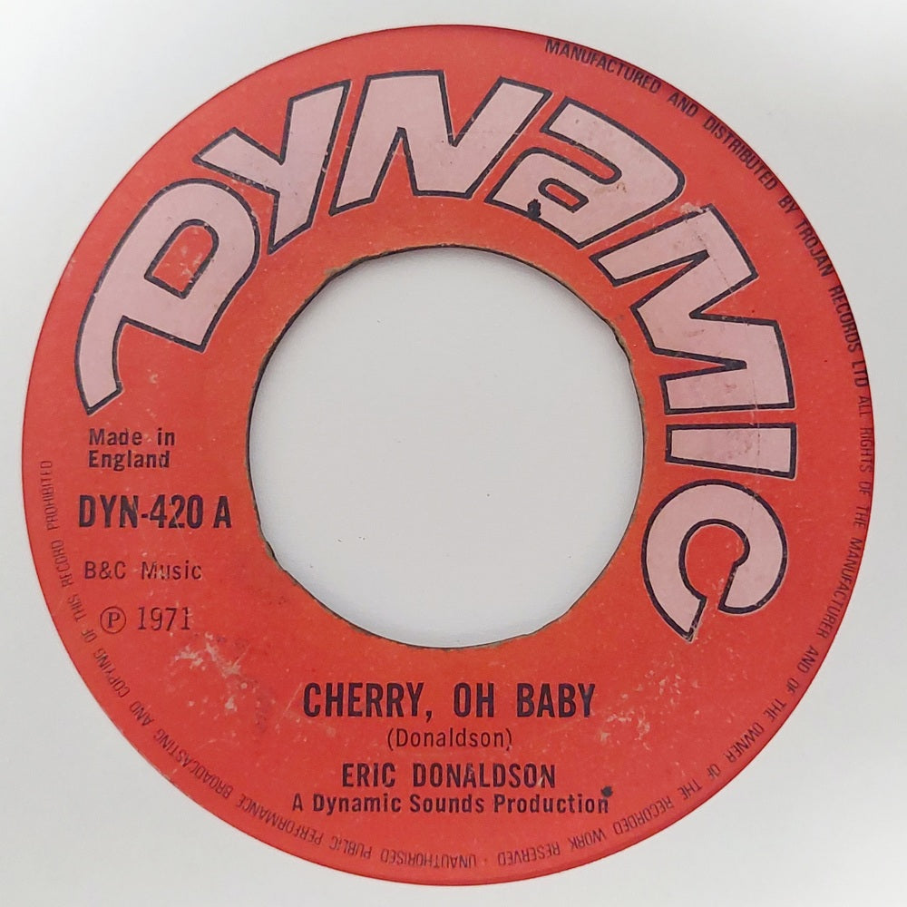 Eric Donaldson ‎- Cherry Oh Baby