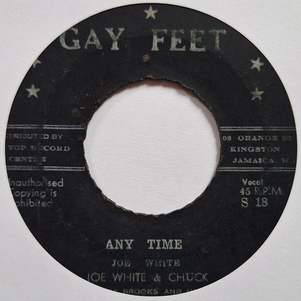 Joe White & Chuck / Baba Brooks & His Recording Band - Any Time / Mosquito Jump Up
