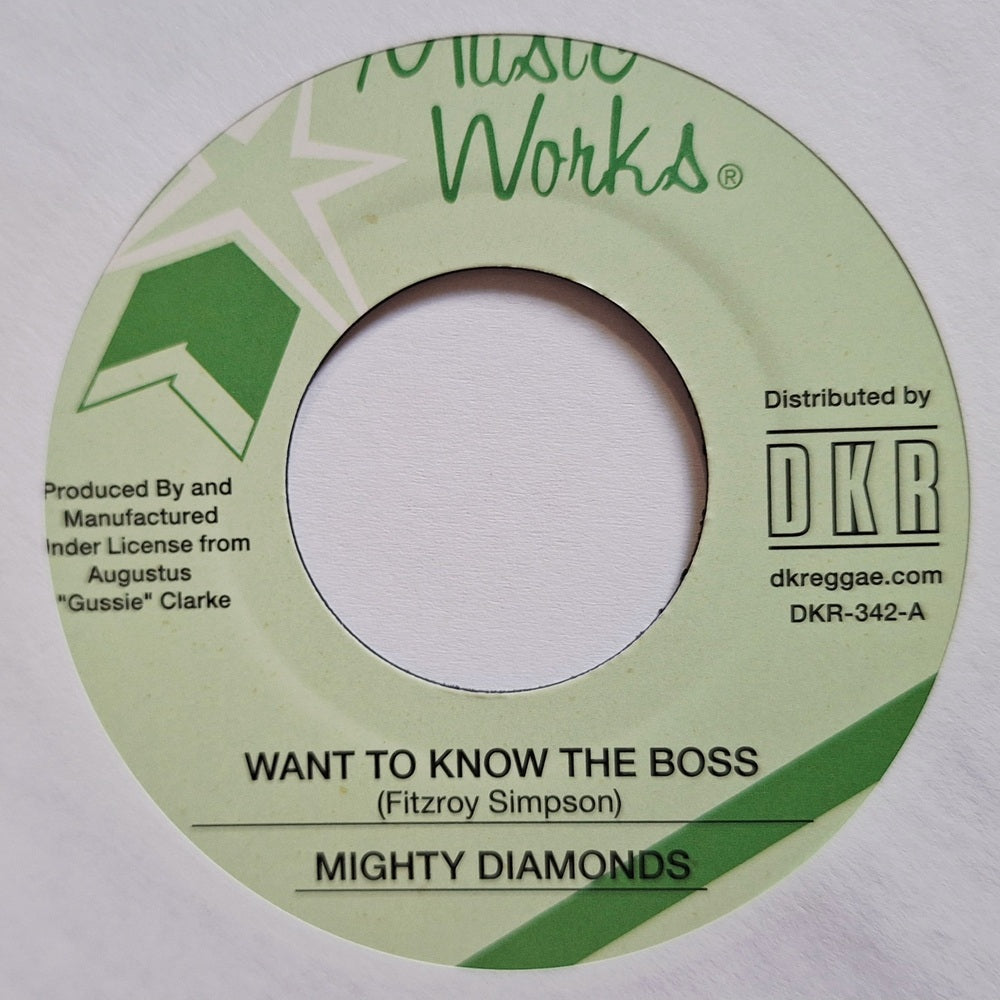 Mighty Diamonds - Want To Know The Boss / Boss Dub