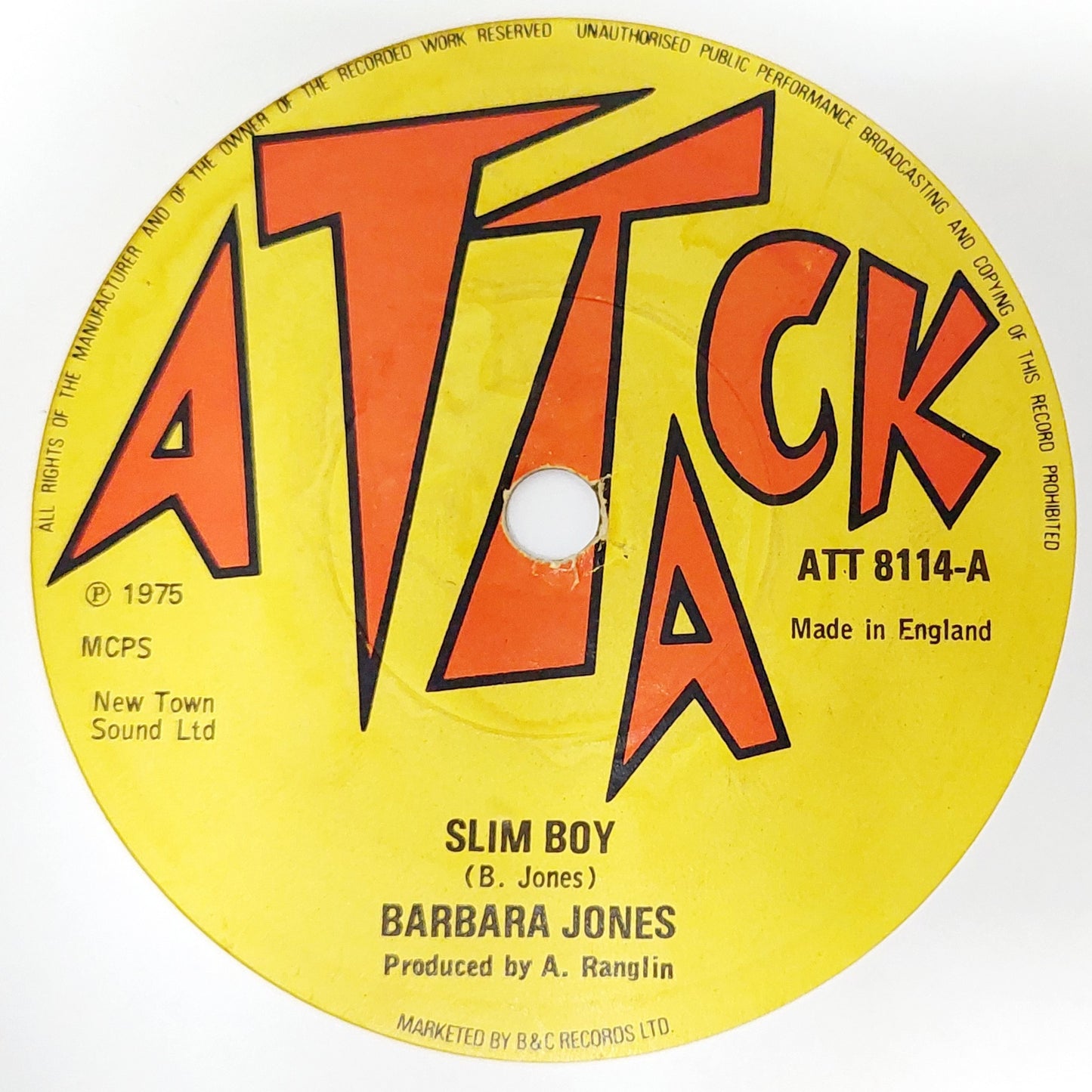 Barbara Jones - Slim Boy / Walk Through This World