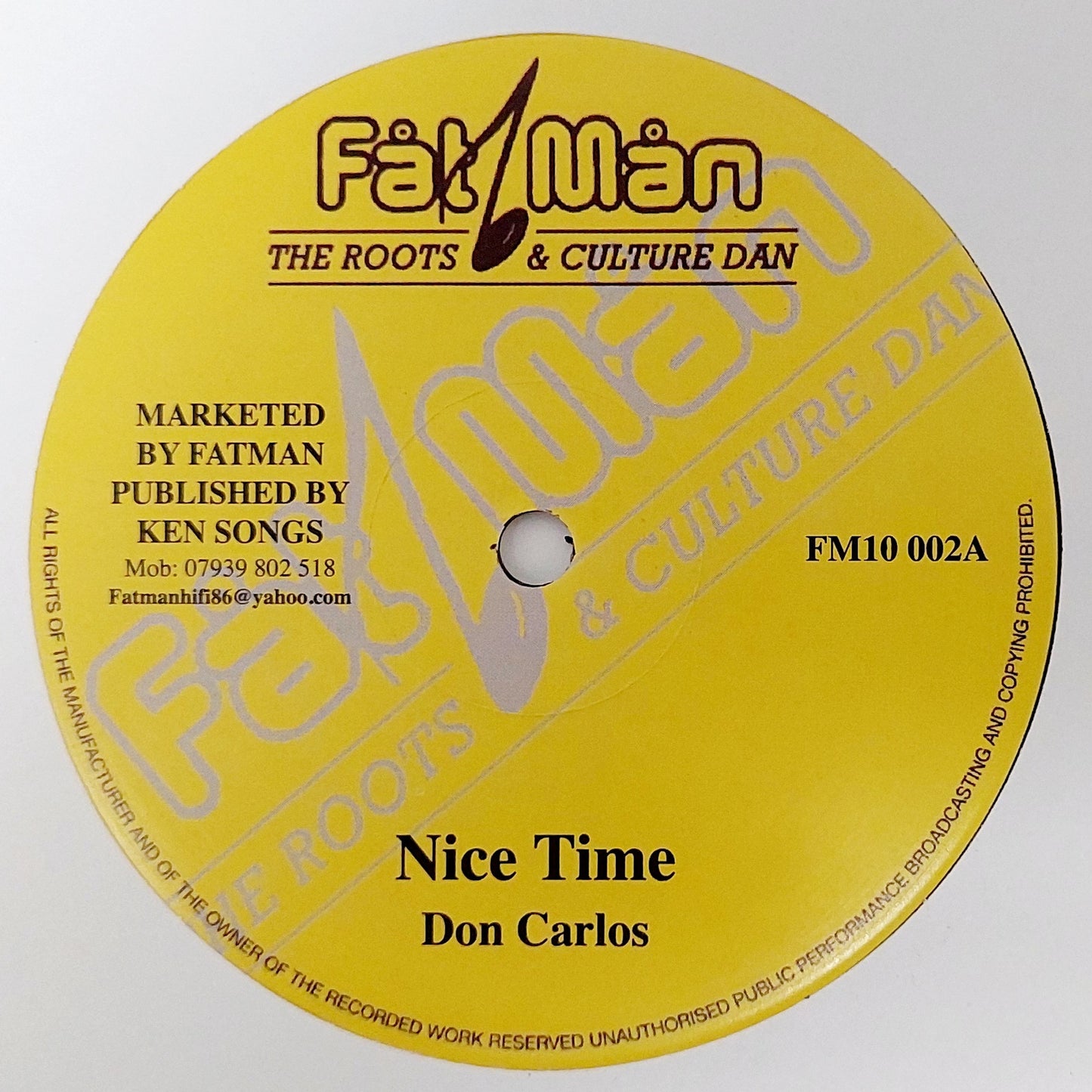 Don Carlos / Delroy Wilson - Nice Time