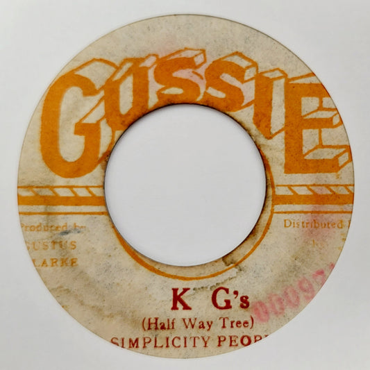 Simplicity People - K G's (Cross Roads) / K G's (Half Way Tree)