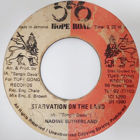 Nadine Sutherland – Starvation On The Land