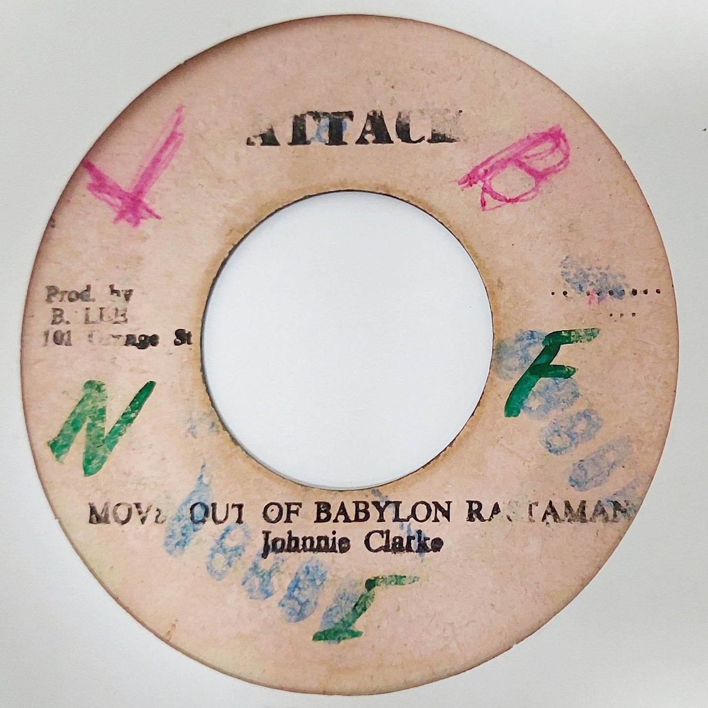 Johnnie Clarke - Move Out Of Babylon Rastaman