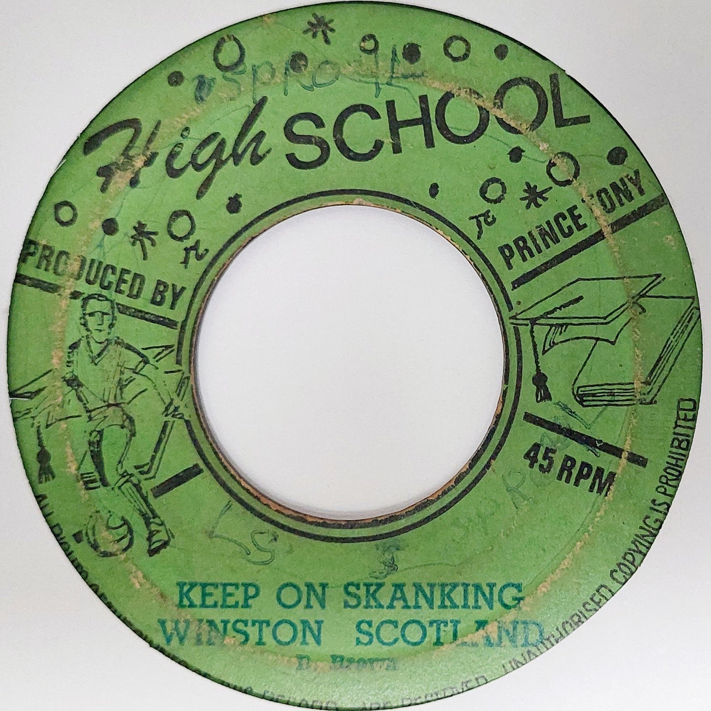 Winston Scotland - Keep On Skanking Tony All Star*–	KT 88 Version