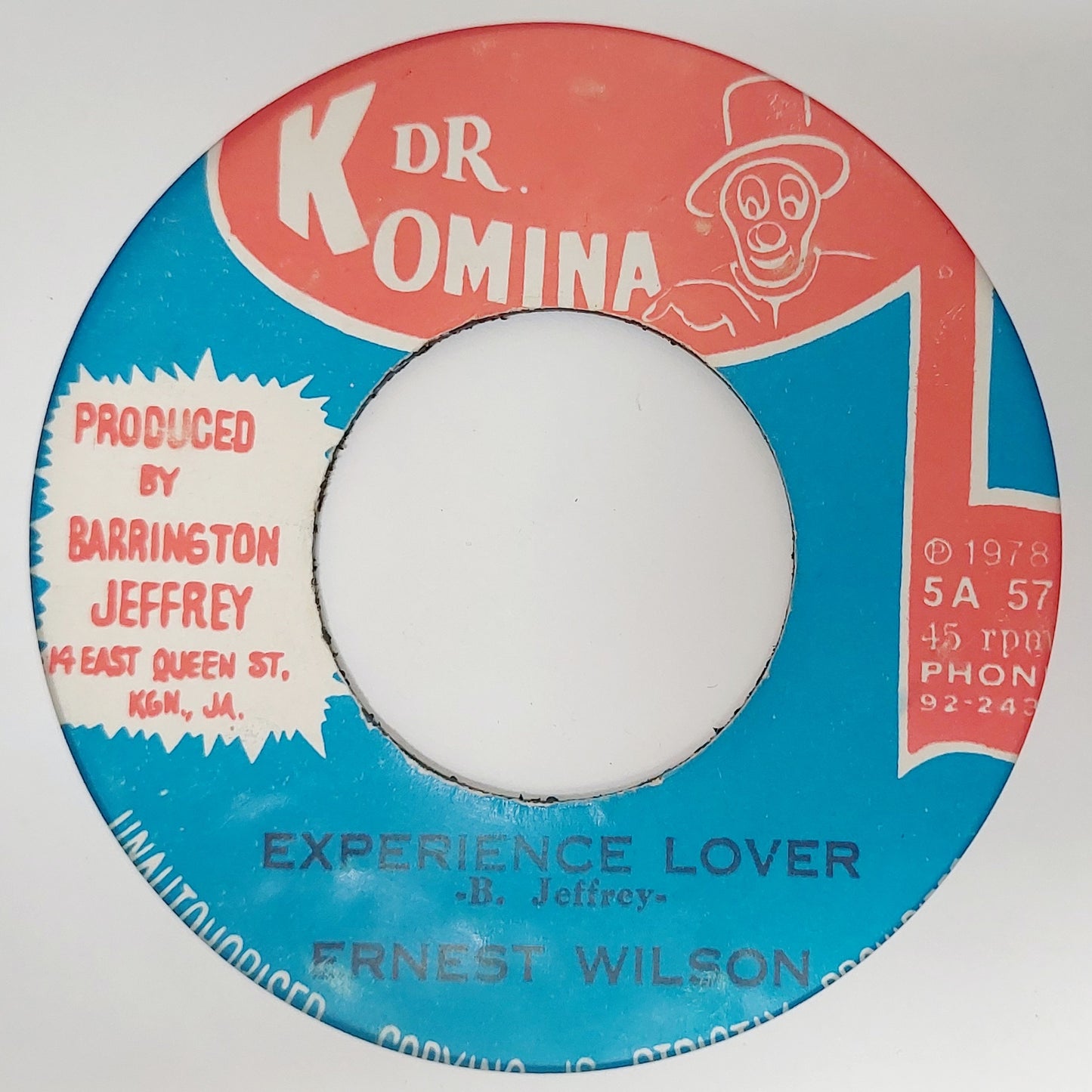 Ernest Wilson / Harold Butler & The Revolutionaires - Experience Lover/ Lover's Joy