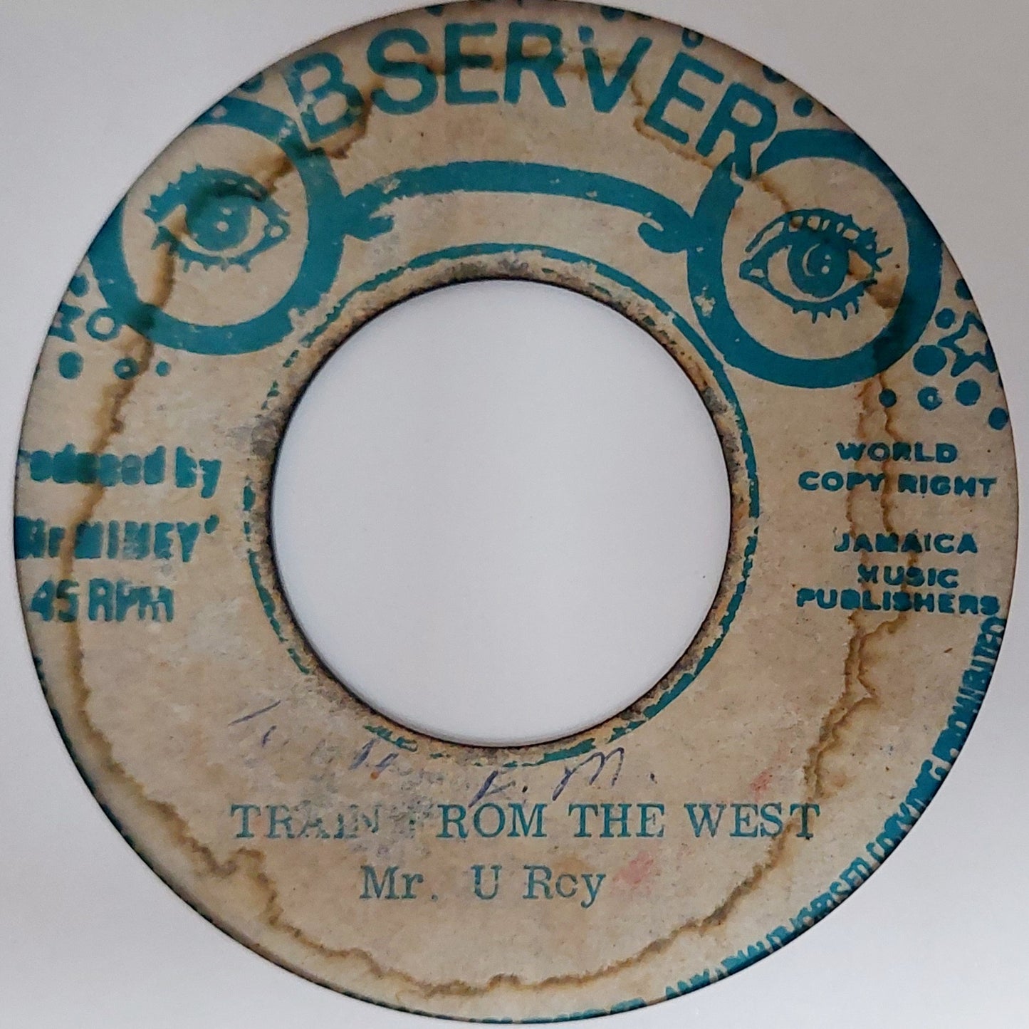 U Roy / Ansel Colling Meets The Observer - Train From The West / In Bound Train